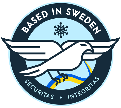Based in Sweden logo