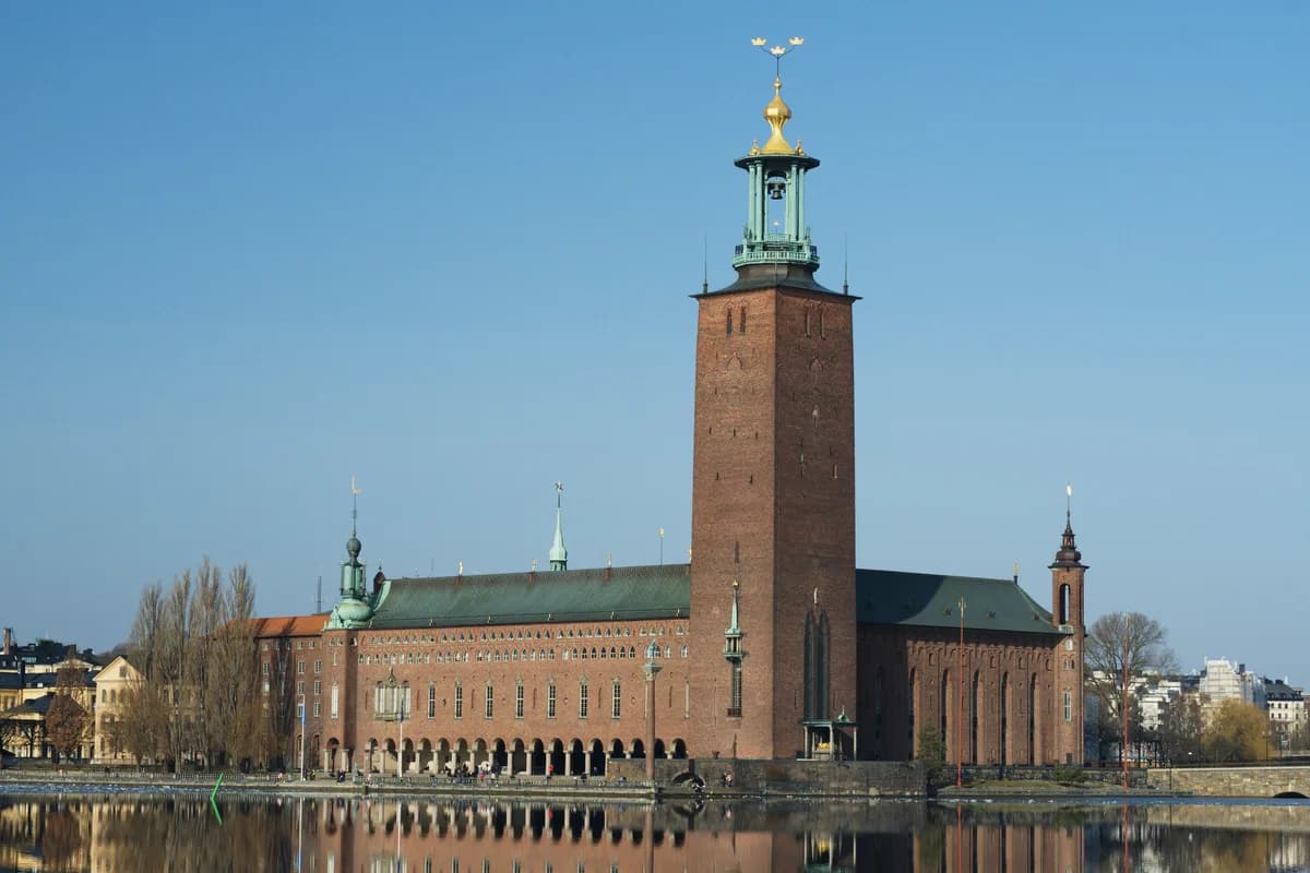 Stockholm Stadshuset Vår